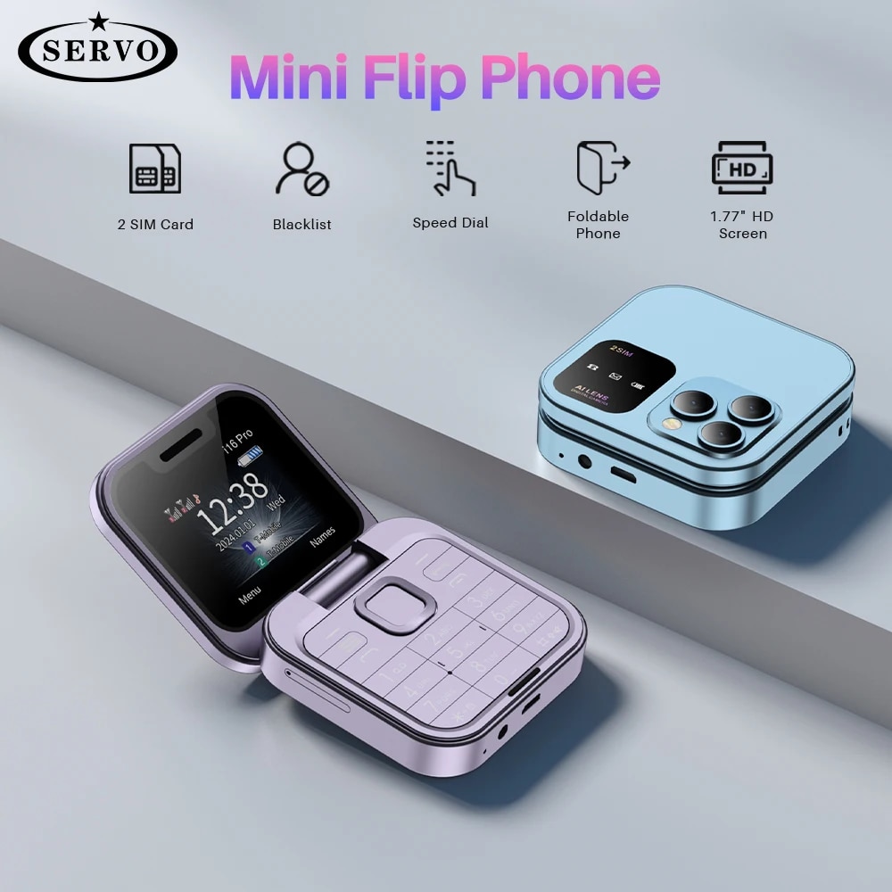 Phone Cases Verizon - SERVO I16 Pro MIni Fold Telefono