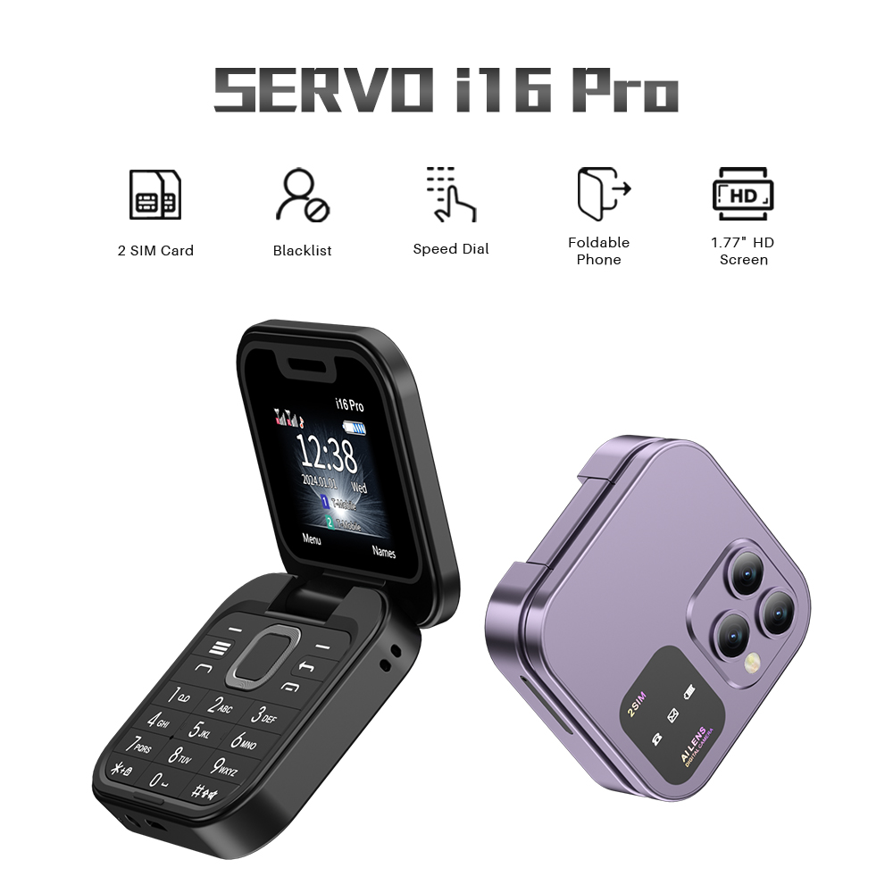 Phone Cases Verizon - SERVO 2025 Nuovo Mini Flip Telefono
