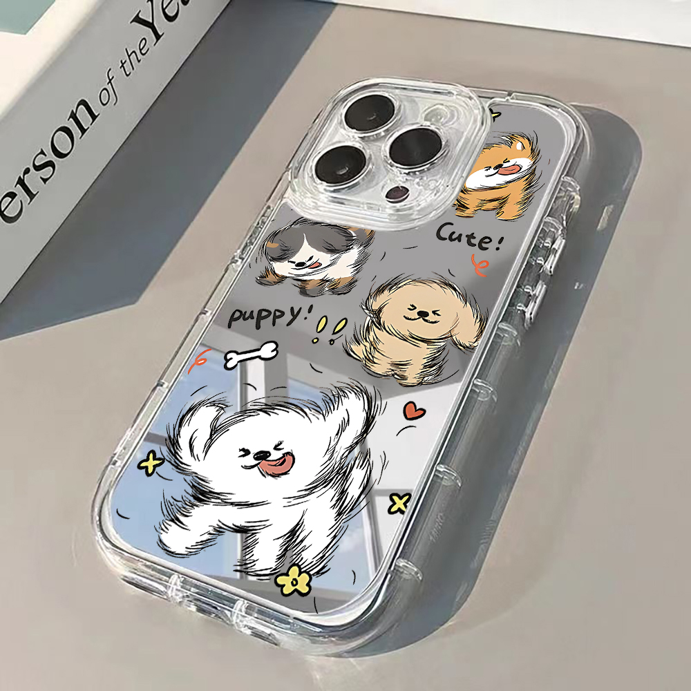 Phone Cases Xr Cute - Custodia Morbida a Specchio con Cane
