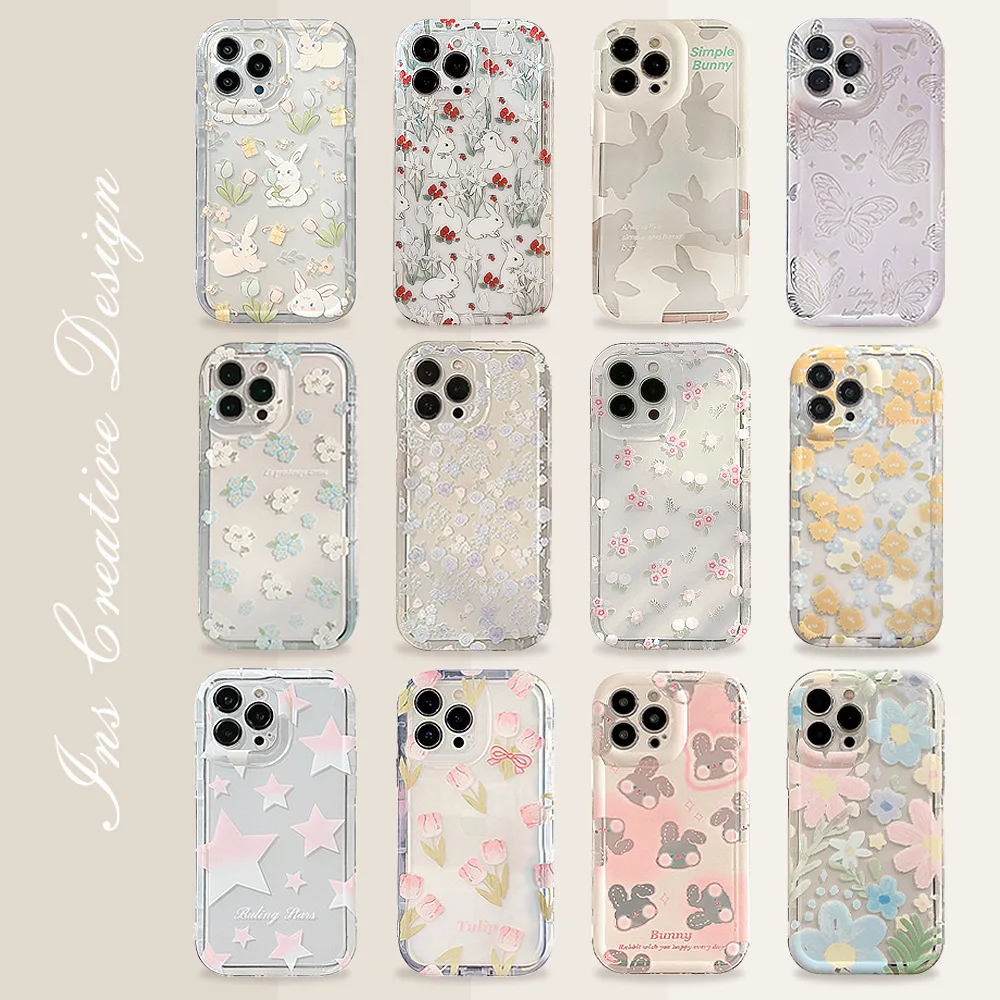 Phone Cases Cute Iphone 13 - Custodia per telefono serie trasparente con