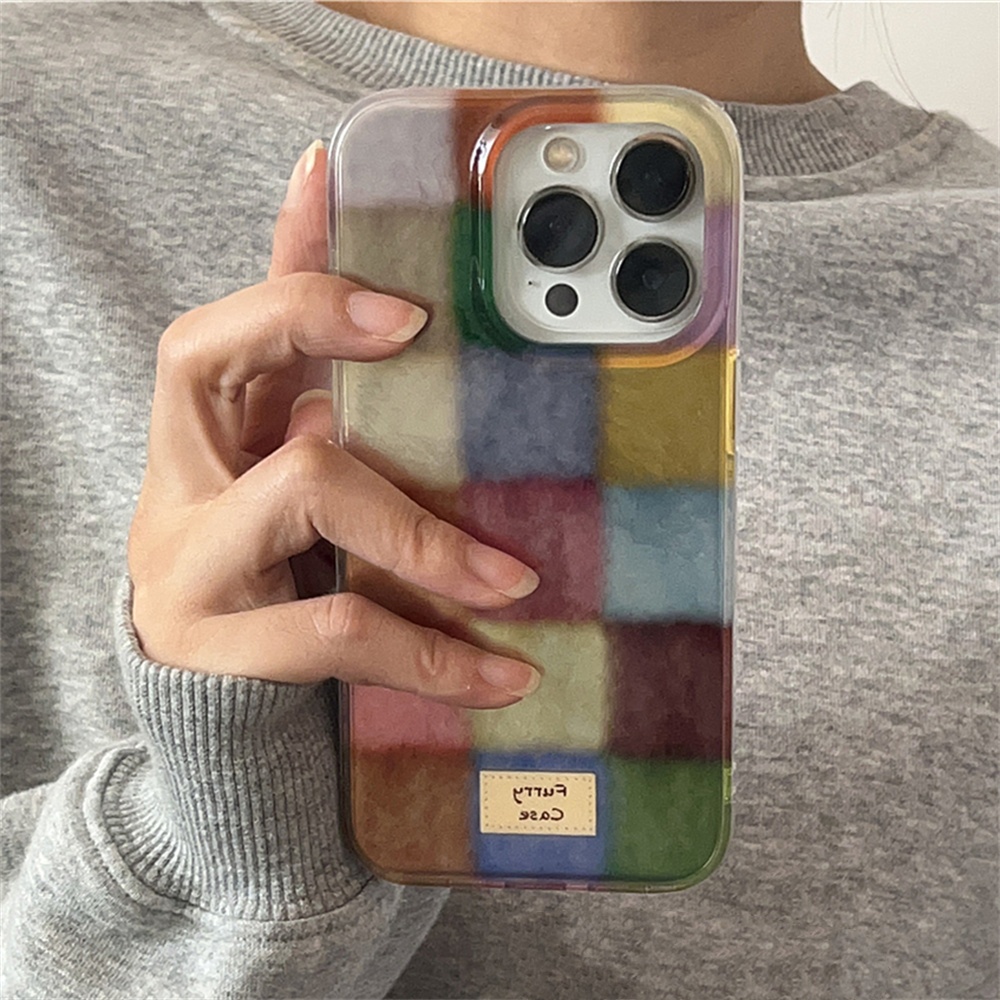 Phone Cases Nyc - Carino Dopamina Color Block Match Plaid