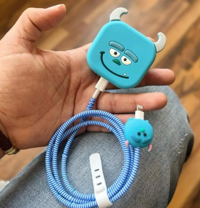 4 pz/set Cute 3D Cartoon Cable - Phone Cases Uk recensione e prezzo