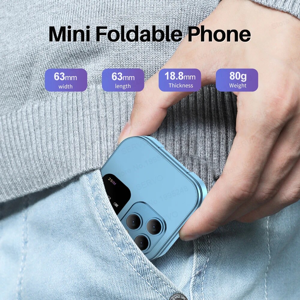 SERVO I16 Pro MIni Fold Telefo - Phone Cases Verizon recensione e prezzo