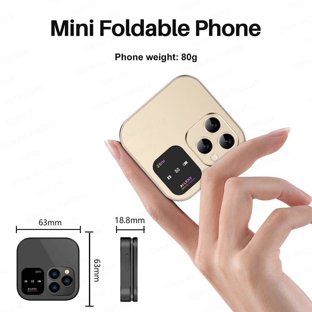 SERVO I16 Pro MIni Fold Telefo - Phone Cases Verizon recensione e prezzo
