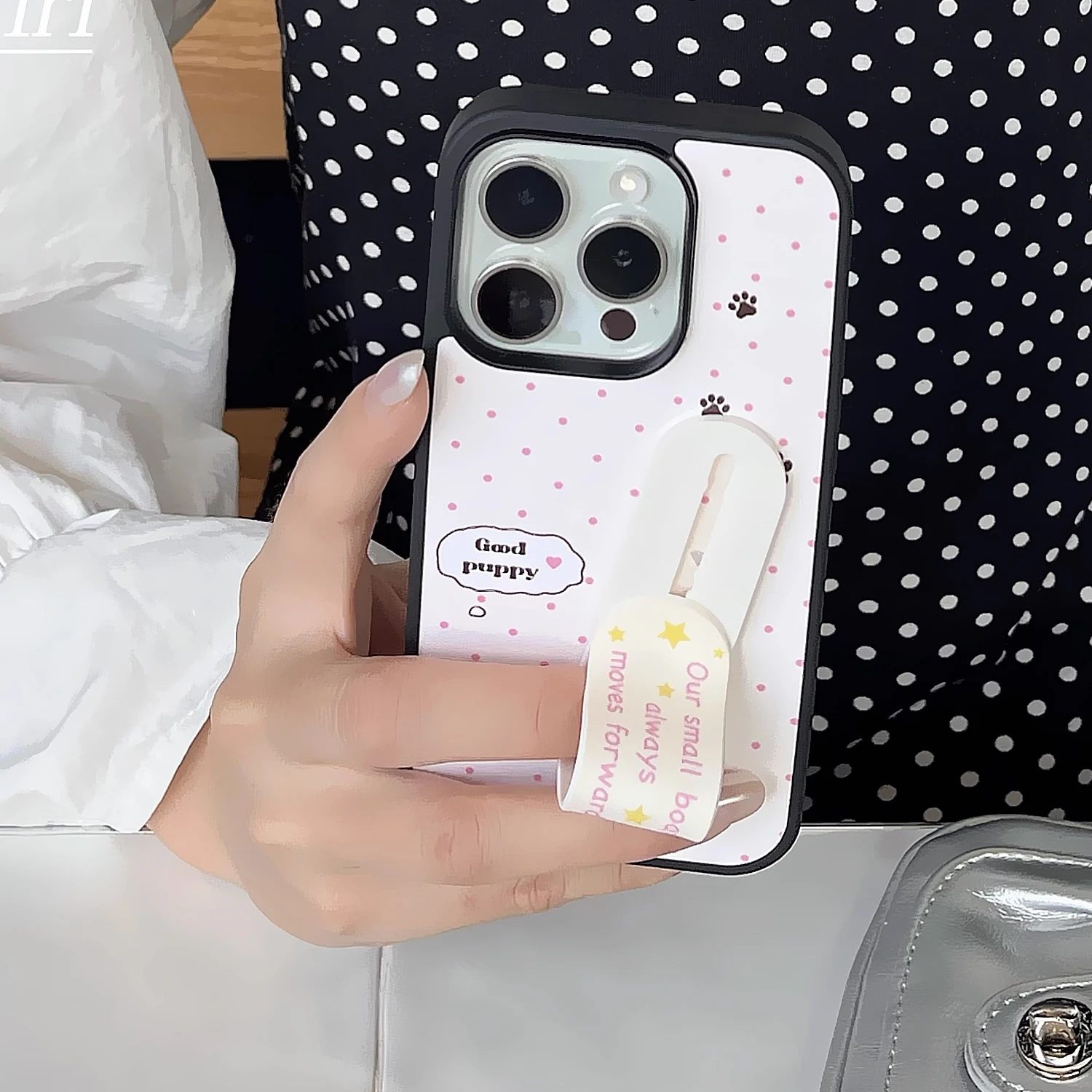 INS Pink Wave Point Good Puppy - Phone Cases Kawaii recensione e prezzo
