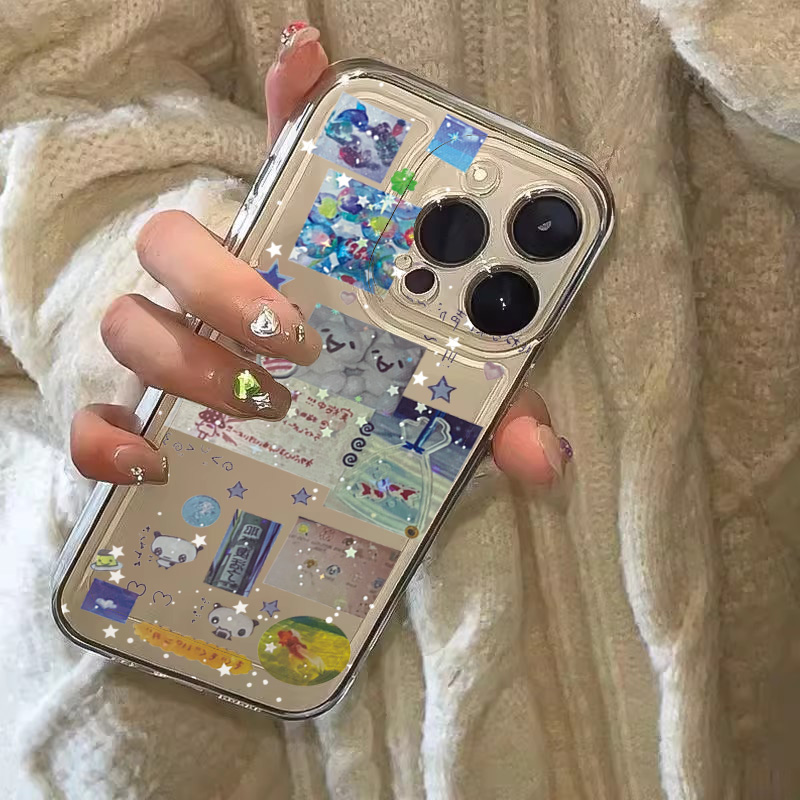 Cover Trasparente con Adesivi  - Phone Cases Kawaii recensione e prezzo